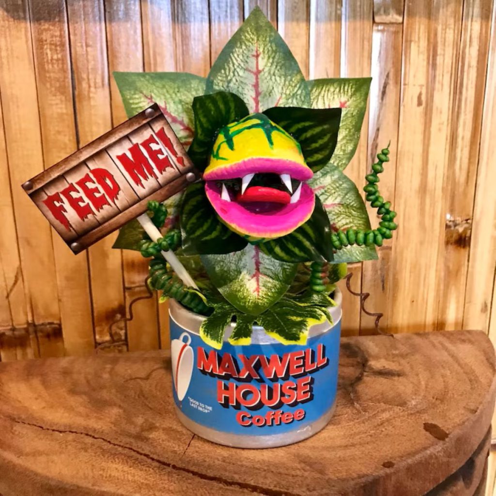 A custom made recreation of Audrey 2 from the Little Shop of Horrors makes the ideal Halloween decoration.